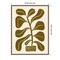 Linocut Houseplant No 2 by Alisa Galitsyna Framed Canvas Wall Art